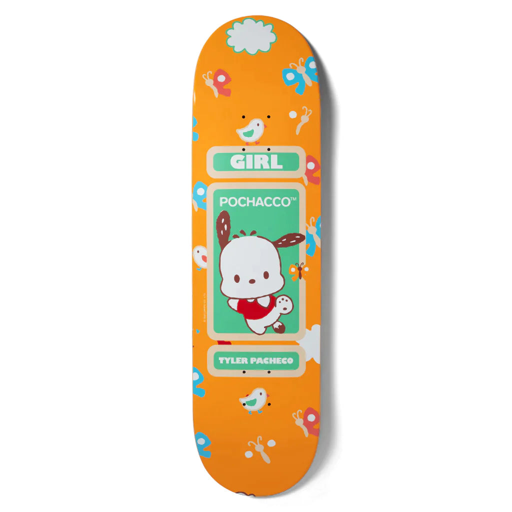 Girl Skateboards 8.0" Sanrio Pacheco Hello Kitty Skateboard Deck