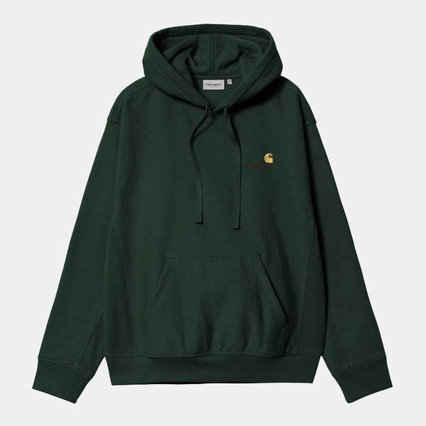 Carhartt WIP - American Script Pullover Hooded Sweatshirt - Conifer