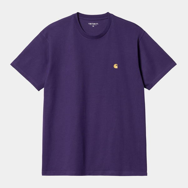 Carhartt WIP - Chase T-Shirt - Tyrian / Gold