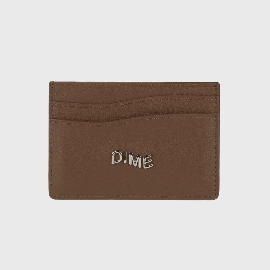 Dime MTL - Leather Cardholder - Brown
