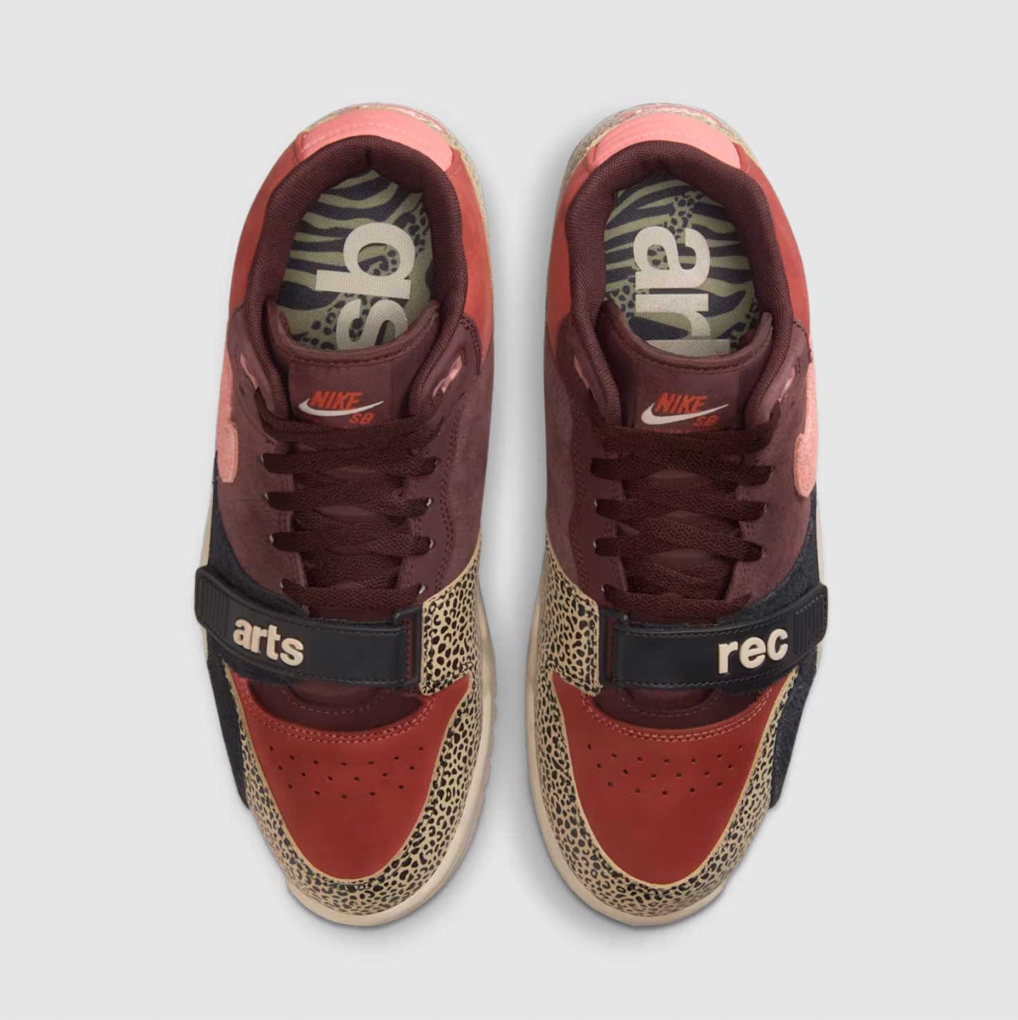 Nike SB - Air Trainer 1 - Limestone / Pink Quartz - Earth - Dusty Peach