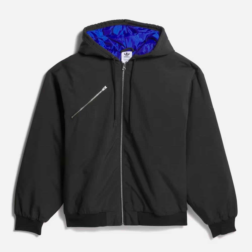 Adidas Skateboarding Shmoofoil Nylon Canvas Jacket Black Royal B Welcome Skate Store