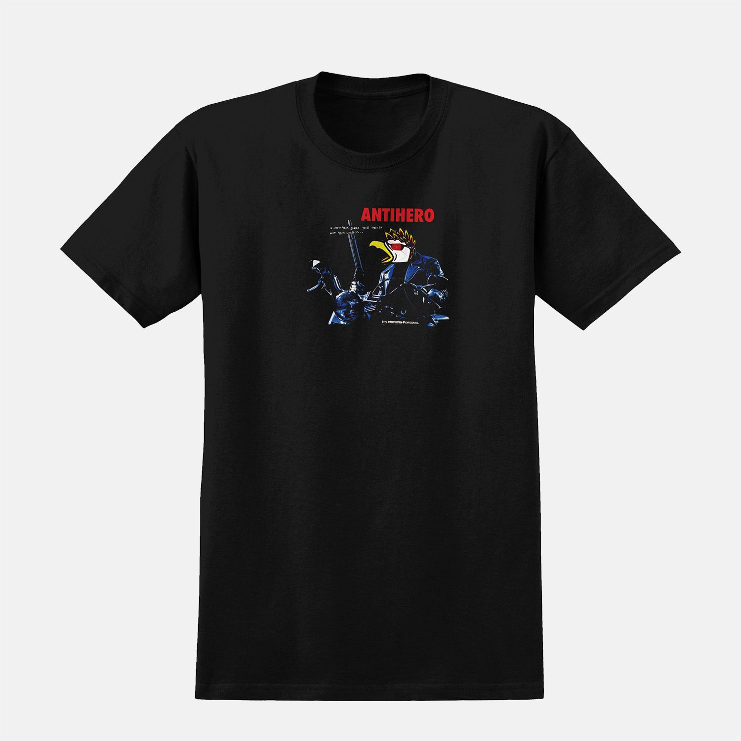 Anti Hero Skateboards - Eaglenator T-Shirt - Black – Welcome Skate