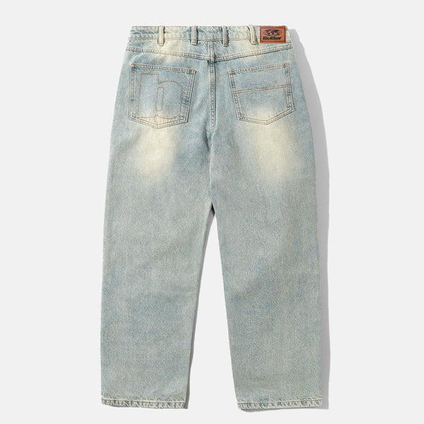 Butter Goods - Ace Denim Jeans - Distressed Light Blue