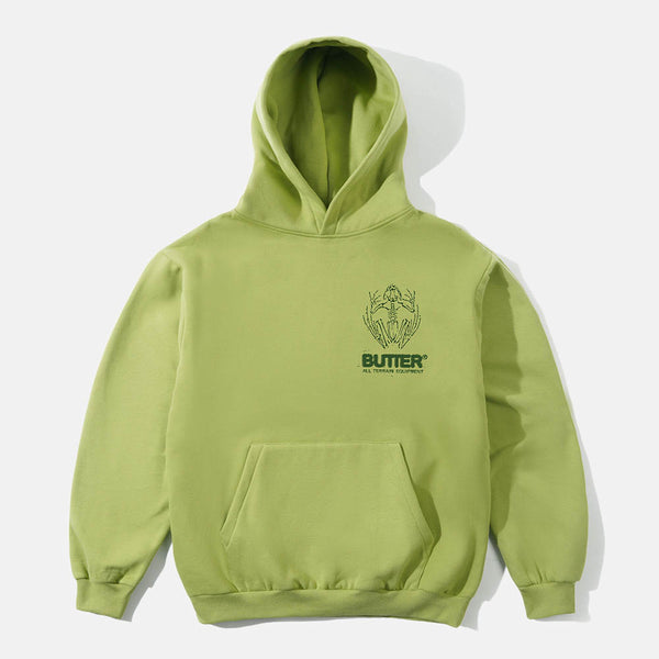 Butter Goods - Fossil Pullover Hooded Sweatshirt - Moss