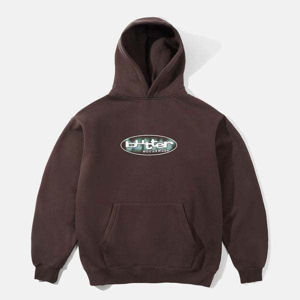 Butter Goods - Vortex Pullover Hooded Sweatshirt - Chocolate