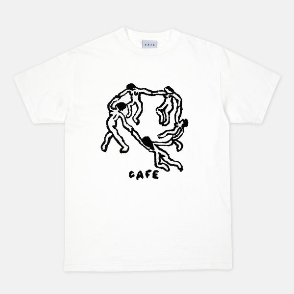 Skateboard Cafe - Dance Circle T-Shirt - White