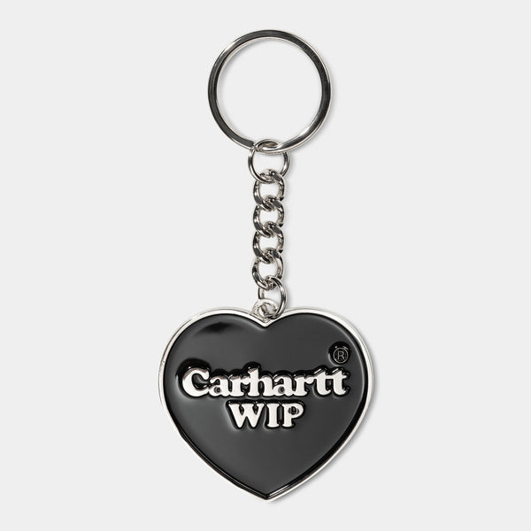 Carhartt WIP - Heart Enamel Keychain - Black