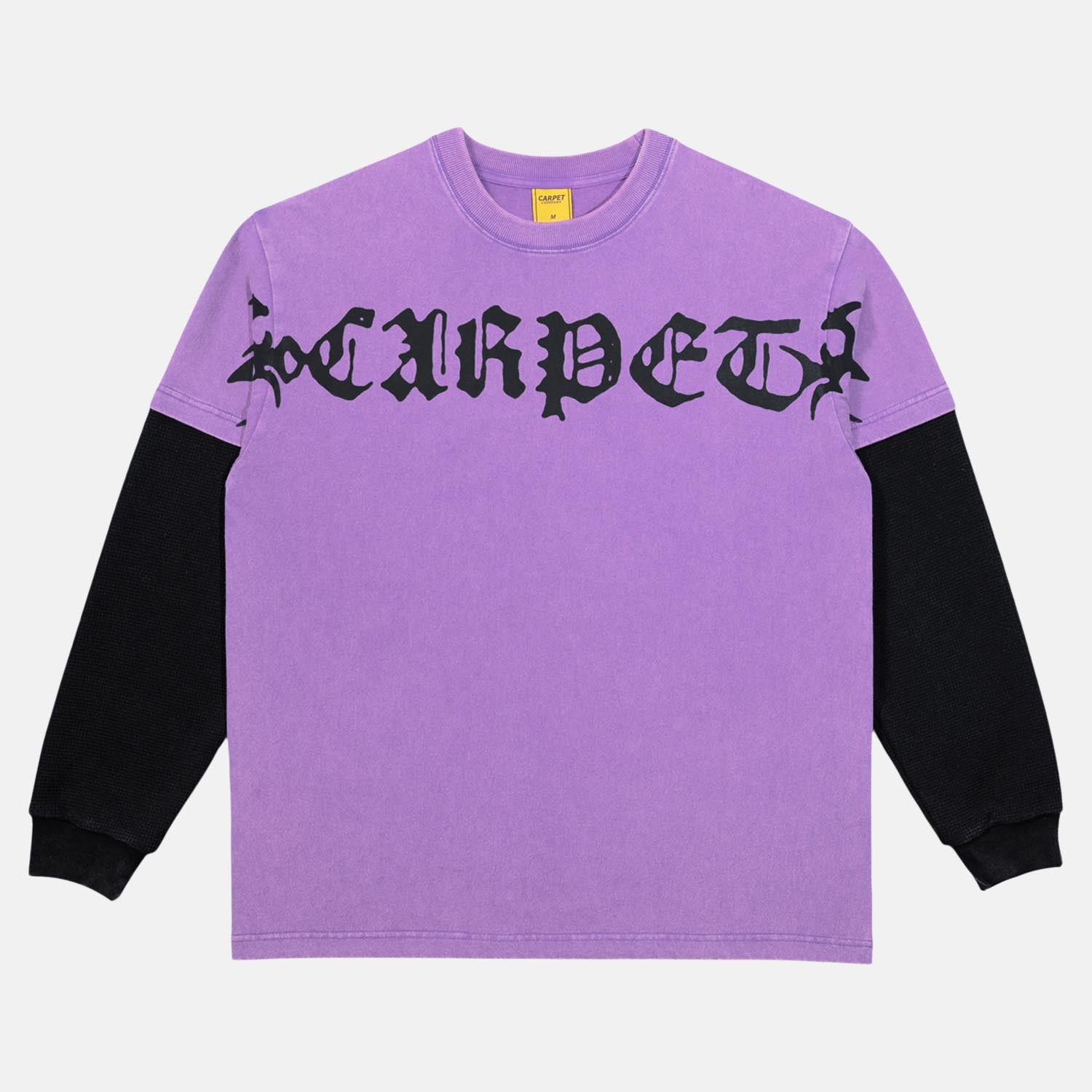 CARPET COMPANY ロンT Carpet Company - Trampstamp Longsleeve T-Shirt - Purple / Black