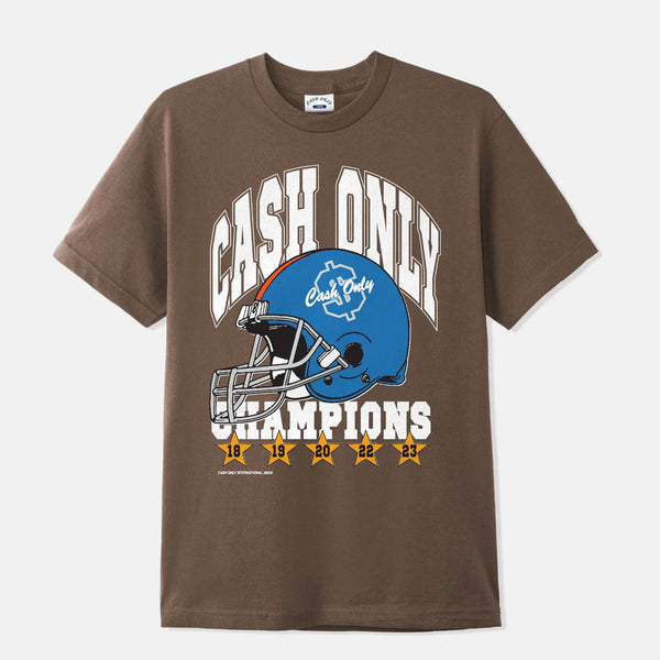 Cash Only - Super Bowl T-Shirt - Brown