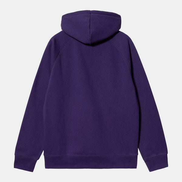 Carhartt WIP - Chase Pullover Hooded Sweatshirt - Tyrian / Gold