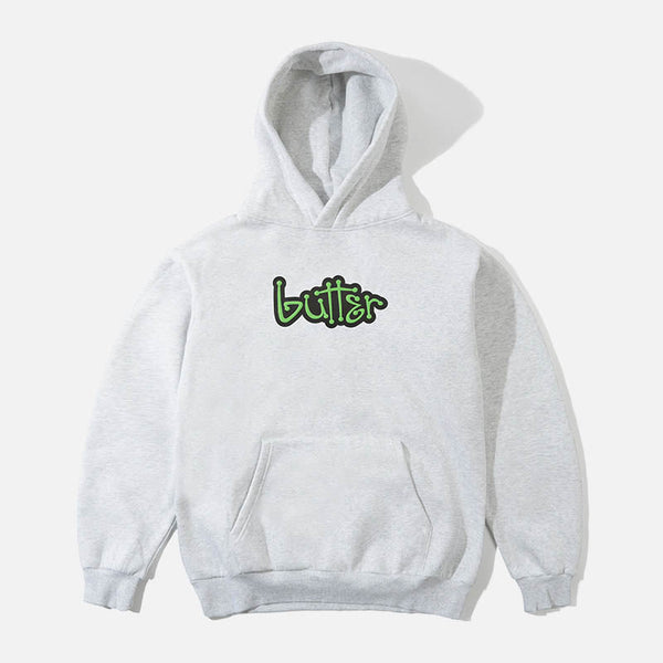 Butter Goods - Connection Pullover Hooded Sweatshirt - Ash
