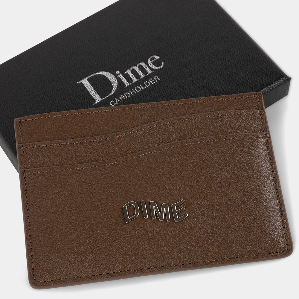 Dime MTL - Leather Cardholder - Brown