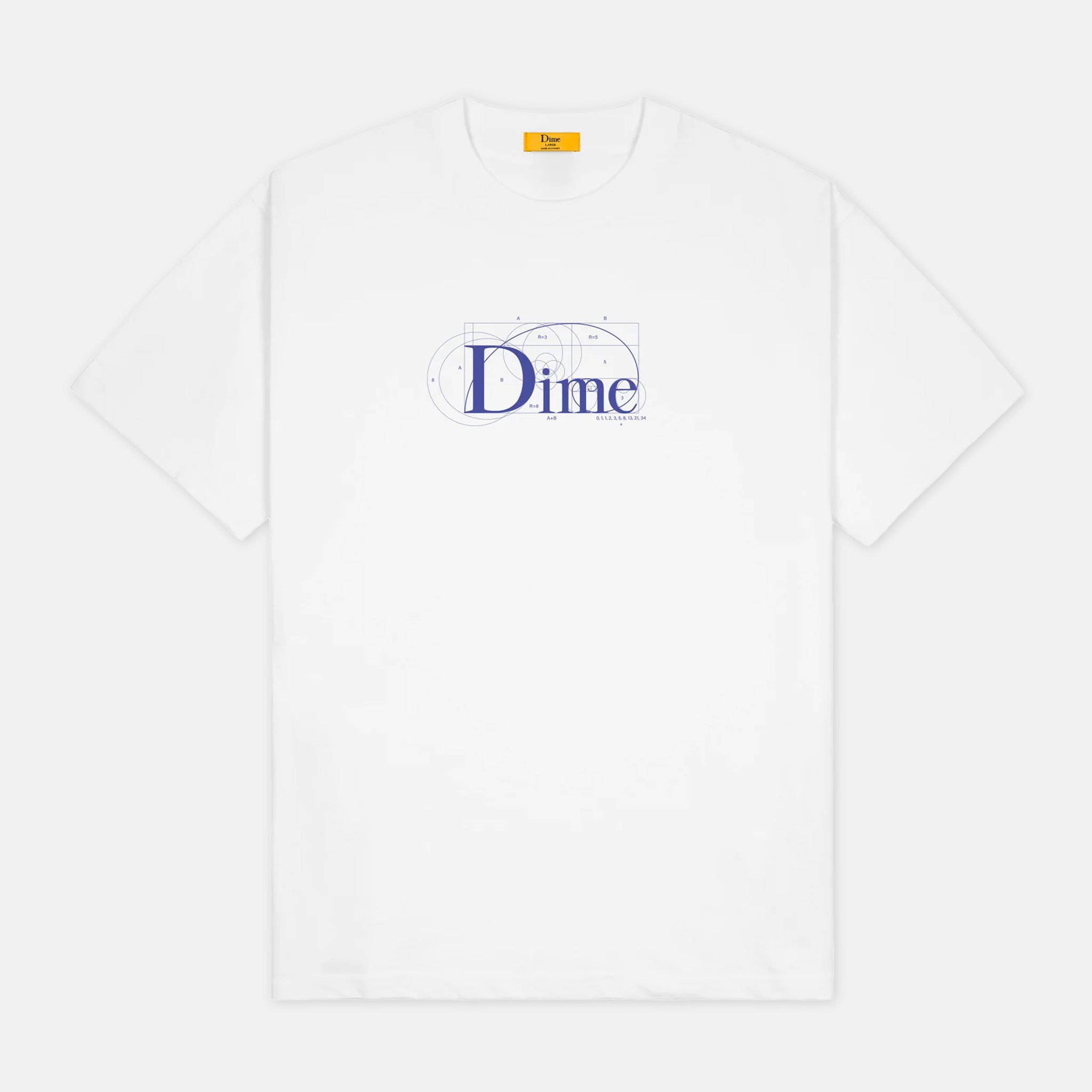 Dime MTL - Classic Ratio T-Shirt - White | Welcome Skate Store