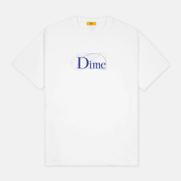 Dime MTL - Classic Ratio T-Shirt - White