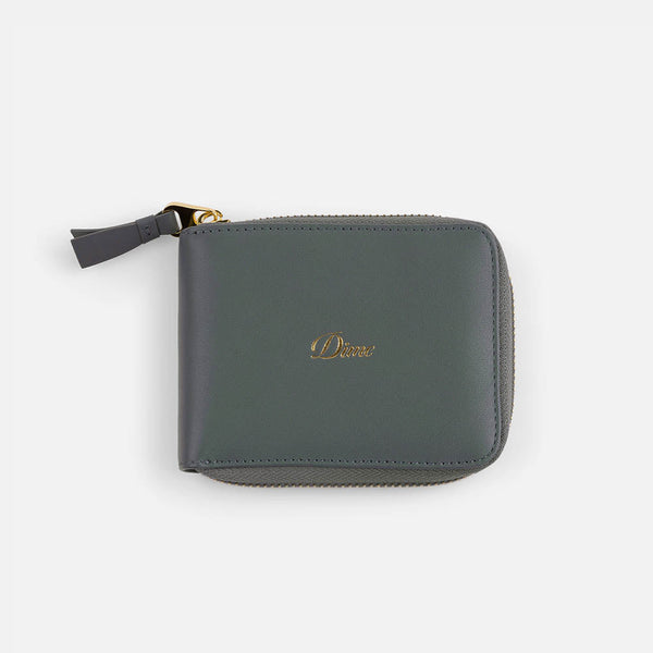 Dime MTL - Cursive ZIP Wallet - Green