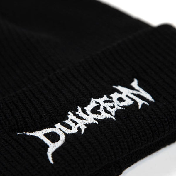 Dungeon - Logo Beanie - Black / Glow In The Dark