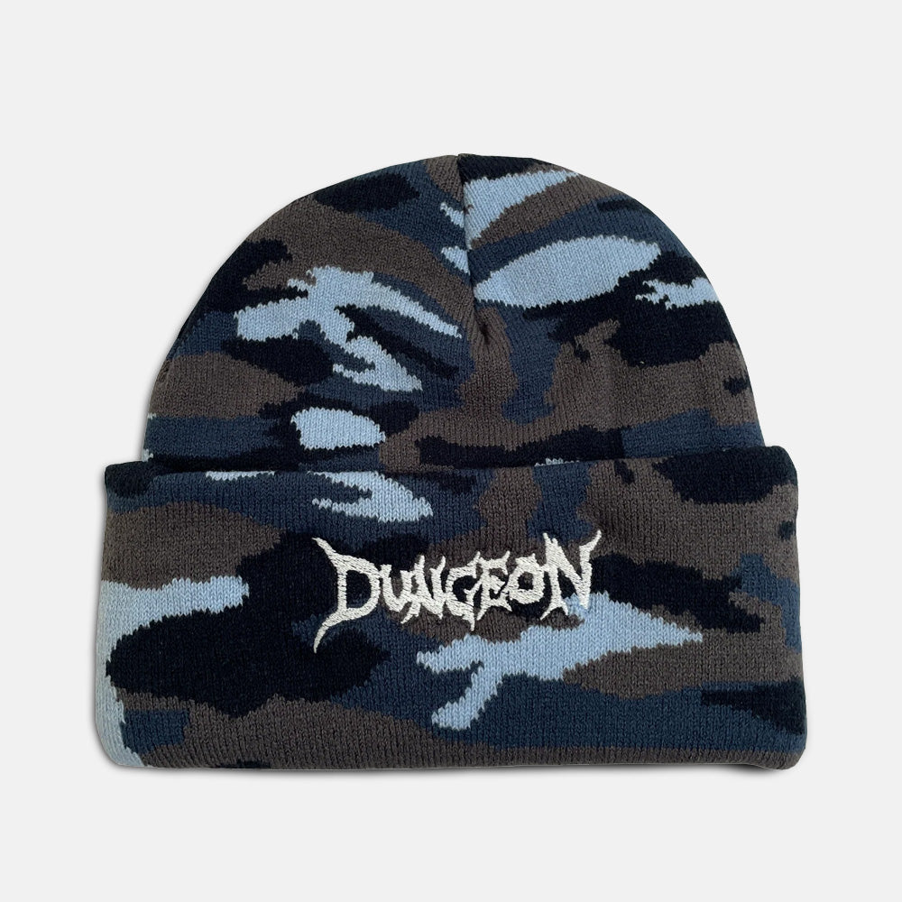 Dungeon - Logo Beanie - Urban Camo / Glow In The Dark