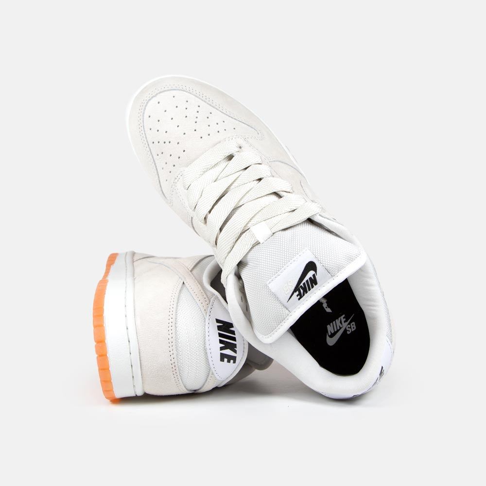 Nike SB - Pro B Dunk Low Shoes - Pale Ivory / Pale Ivory - Summit White - White
