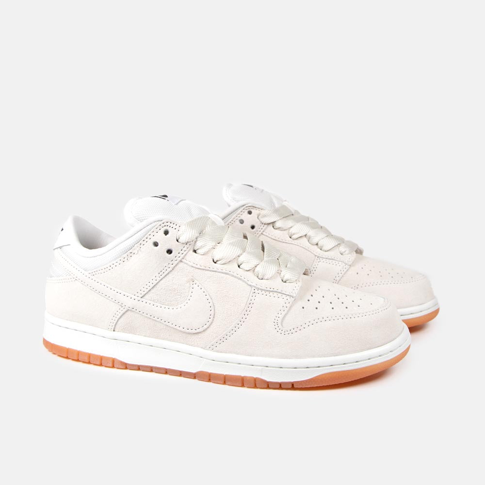 Nike SB - Pro B Dunk Low Shoes - Pale Ivory / Pale Ivory - Summit White - White