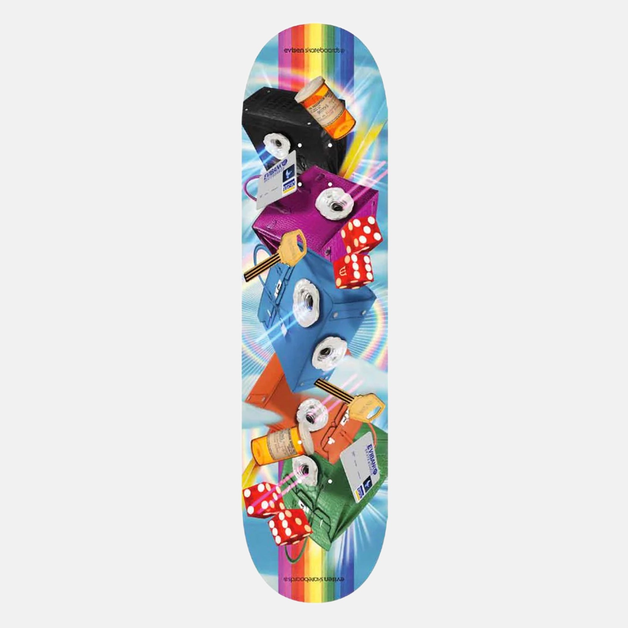 Evisen Skateboards - 8.06" Rainbow Skateboard Deck