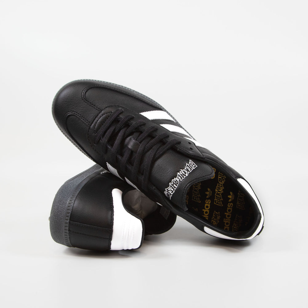 Adidas Skateboarding - Fucking Awesome Samba Shoes - Core Black / Footwear White / Gold Metallic