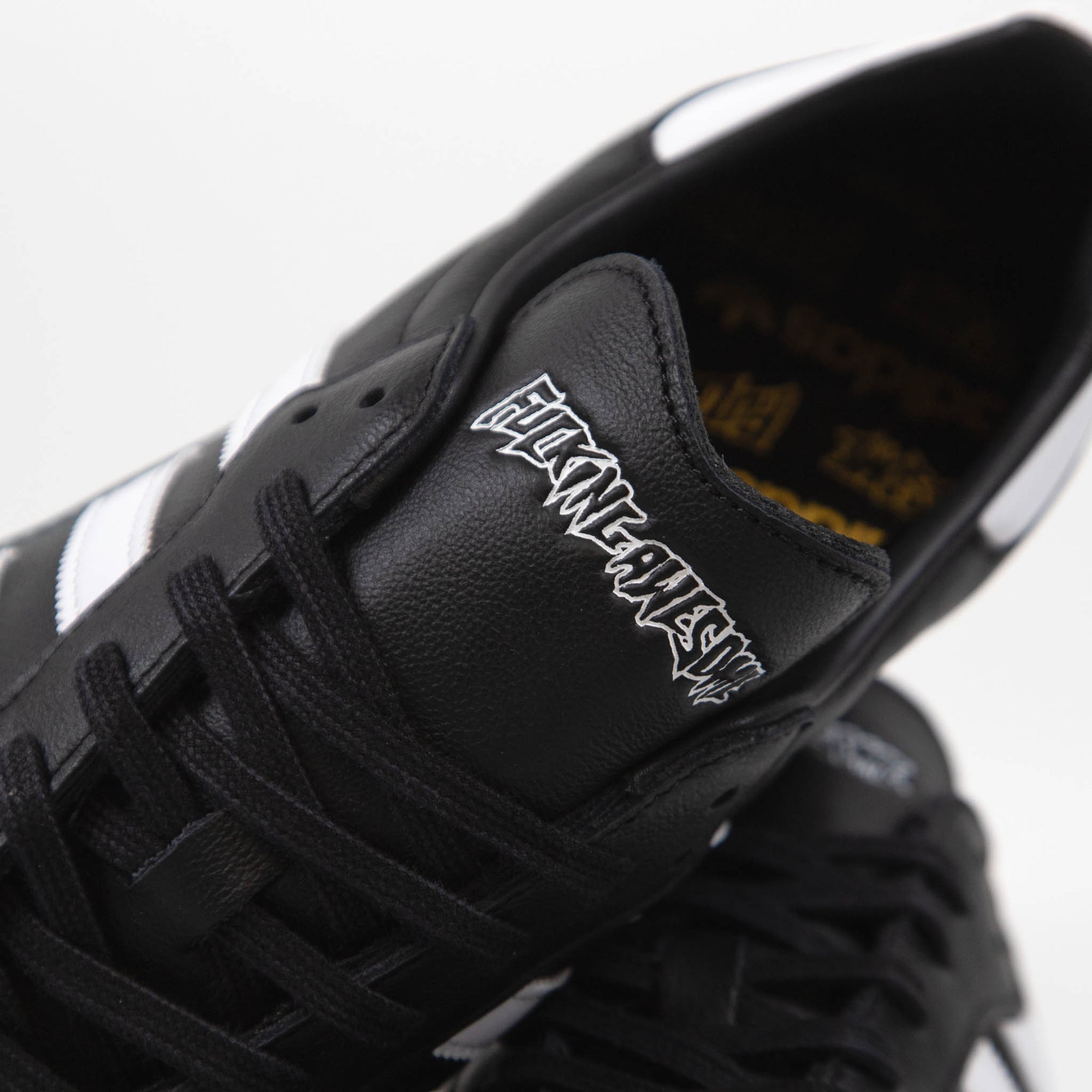 Adidas Skateboarding - Fucking Awesome Samba Shoes - Core Black / Footwear White / Gold Metallic