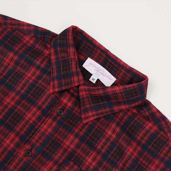 Yardsale - Faded Plaid Shirt - Red