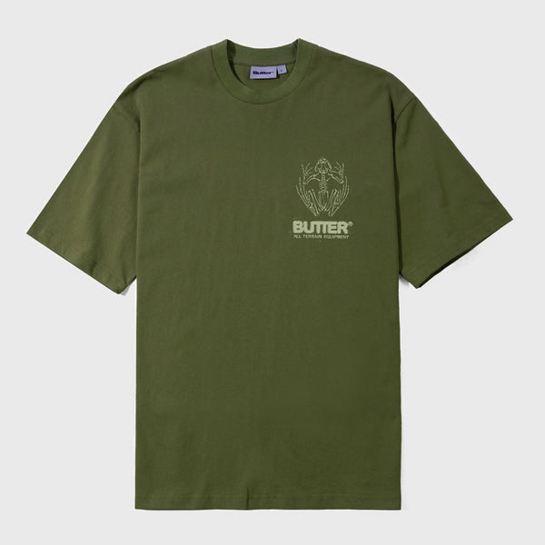 Butter Goods - Fossil T-Shirt - Moss
