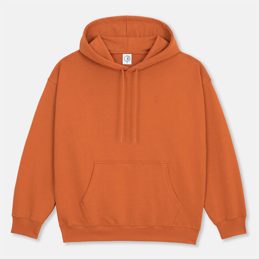 Polar Skate Co. Frank Pullover Hooded Sweatshirt Burnt Orange Small