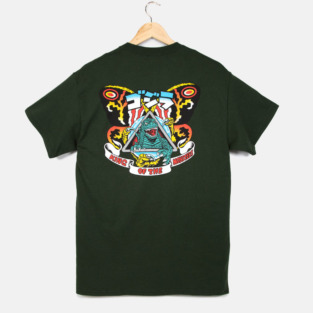 Santa Cruz - Godzilla Natas Mothra T-Shirt - Forest – Welcome