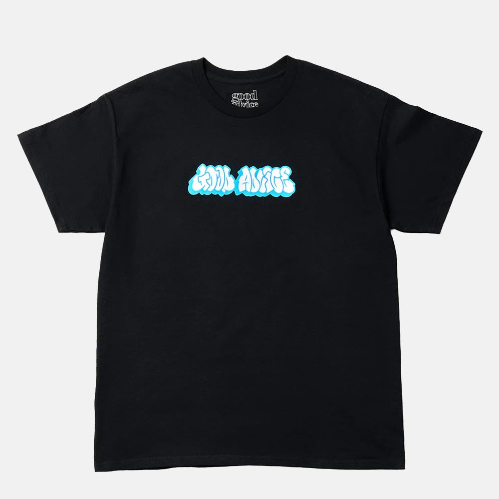 Good Advice - 90s T-Shirt - Black | Welcome Skate Store