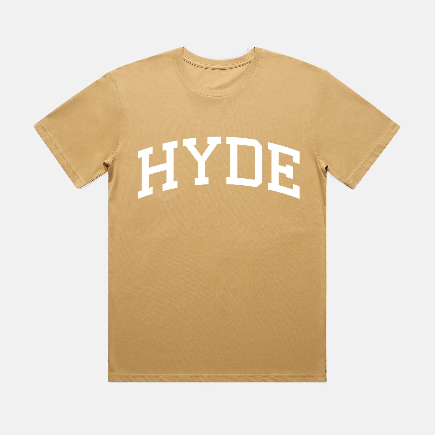 Welcome Skate Store - HYDE T-Shirt - Old Gold / White