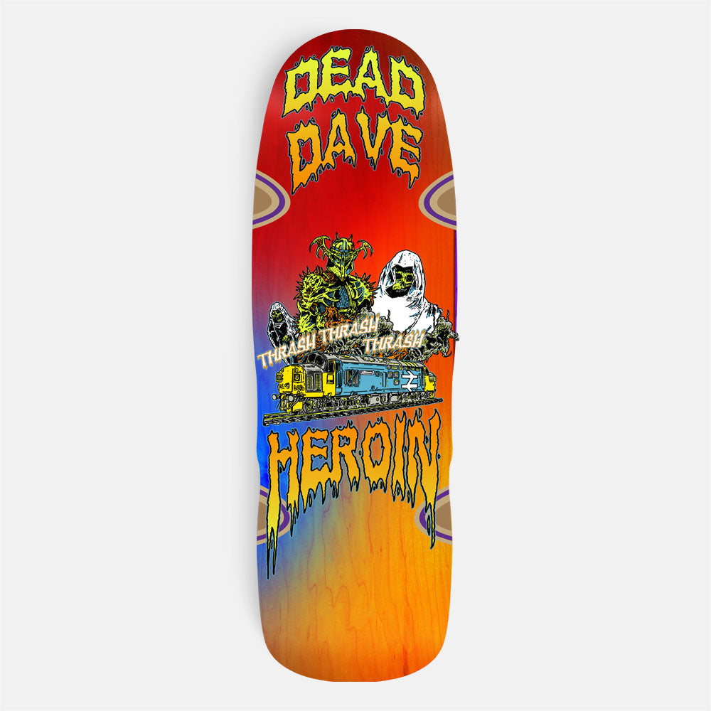 Heroin Skateboards - 10.0" Dead Dave Ghost Train Skateboard Deck