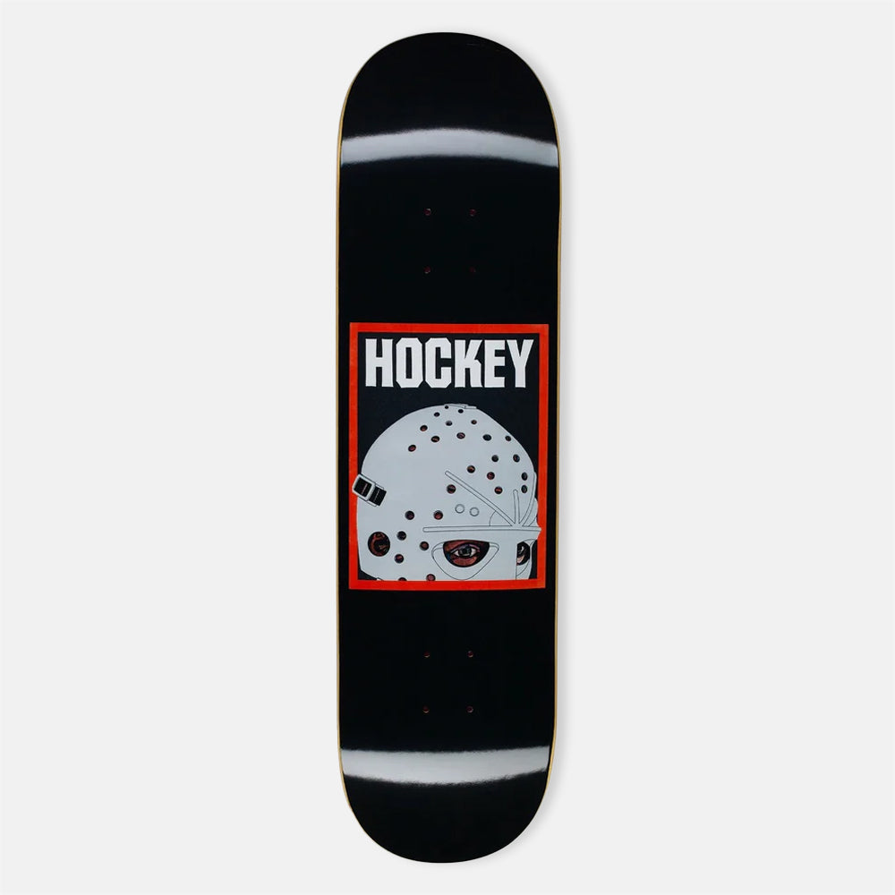 Hockey Skateboards - 8.25" Half Mask Skateboard Deck - Black