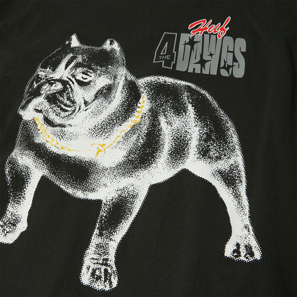 Huf - 4 The Dawgs T-Shirt - Vintage Black