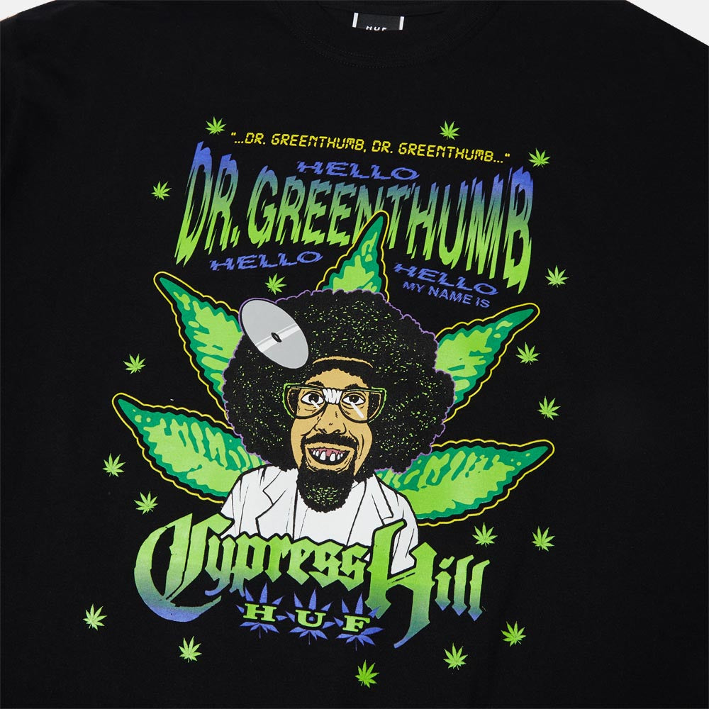 Huf - Cypress Hill Greenthumb T-Shirt - Black