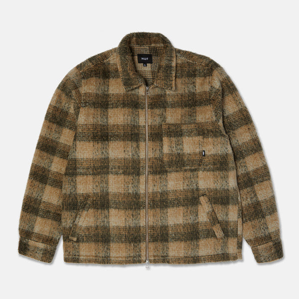 Huf - Megablast Plaid Jacket - Desert