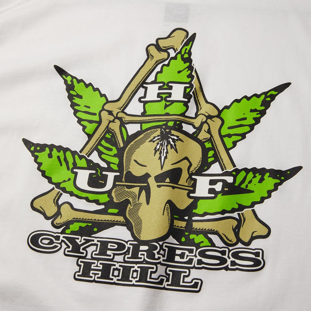Huf - Cypress Hill Triangle T-Shirt - White