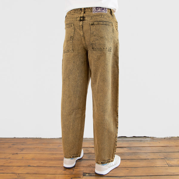Dime MTL - Classic Baggy Denim Pants - Overdyed Gold