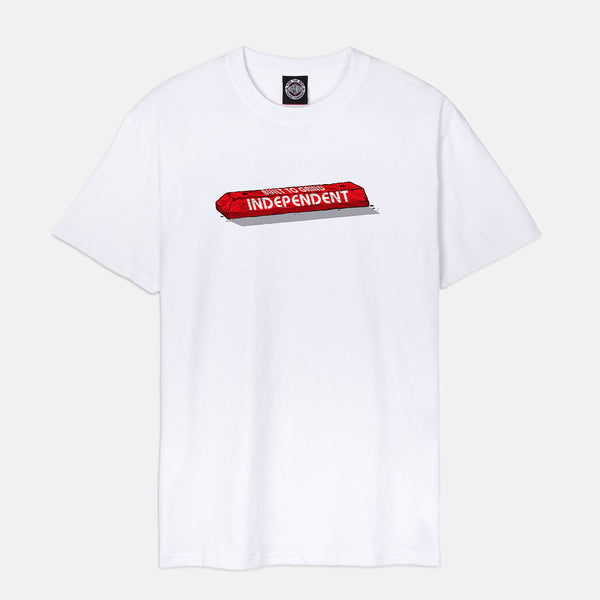 Independent Trucks - Built To Grind Curb Front T-Shirt - White