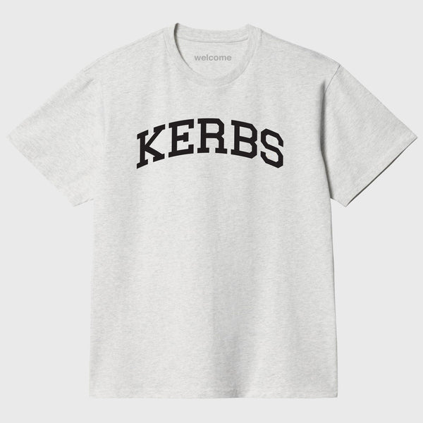 Welcome Skate Store - KERBS T-Shirt - Ash Grey / Black