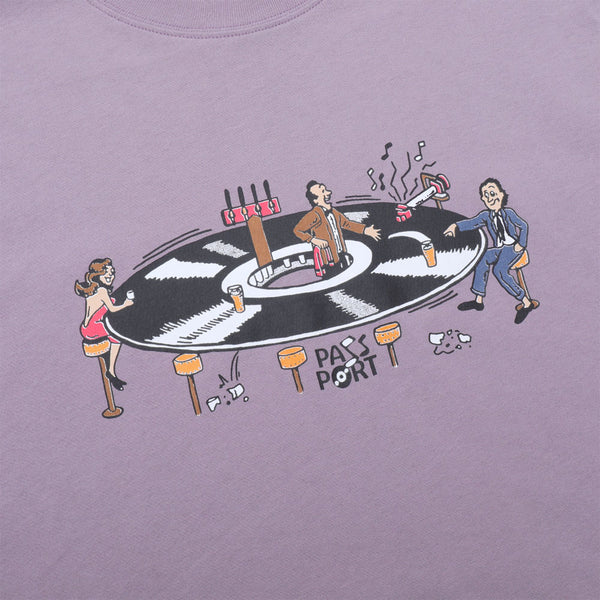 Pass Port Skateboards - Lazy Susan T-Shirt - Dusty Lilac