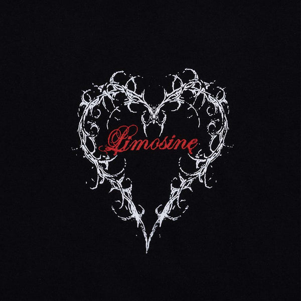 Limosine Skateboards - Heart T-Shirt - Black