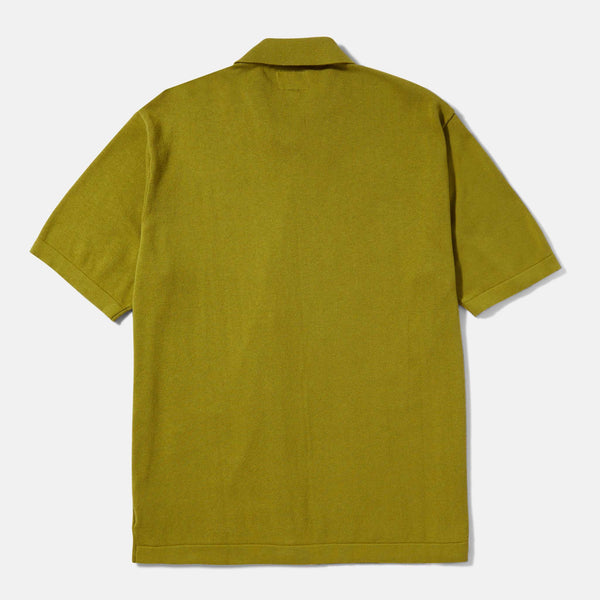 Huf - Linked Short Sleeve Knitted Polo Shirt - Green