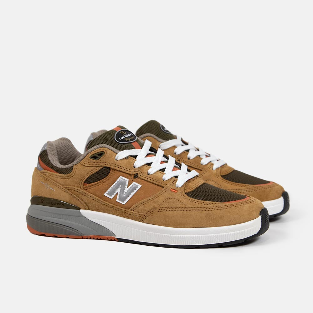New Balance Numeric - 933  Andrew Reynolds Shoes - Brown / Grey