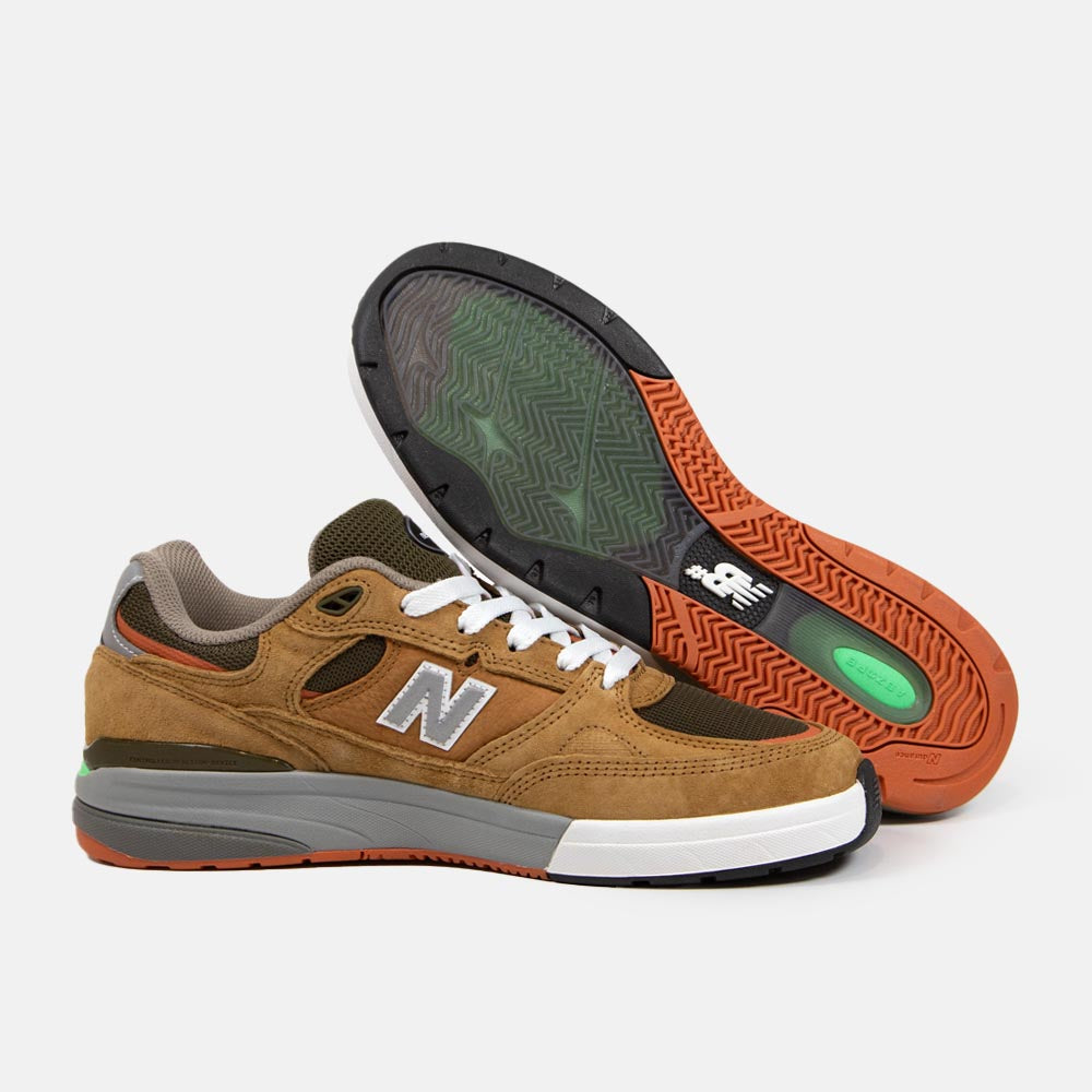 New Balance Numeric - 933  Andrew Reynolds Shoes - Brown / Grey