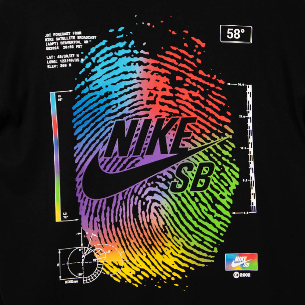 Nike SB - Thumbprint T-Shirt - Black