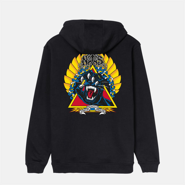 Santa Cruz - Natas Screaming Panther Hooded Sweatshirt - Black