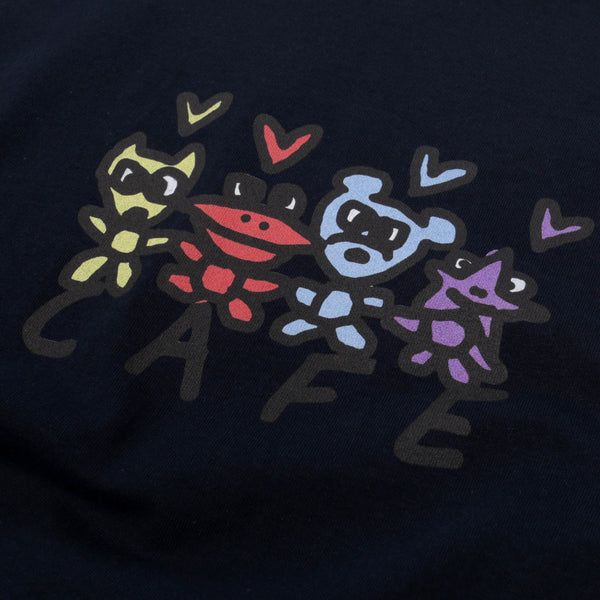 Skateboard Cafe - Pals T-Shirt - Navy